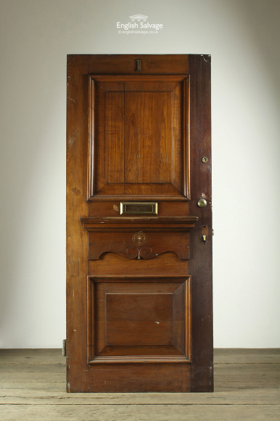 (Set81) Mahogany Panelled Single Door
