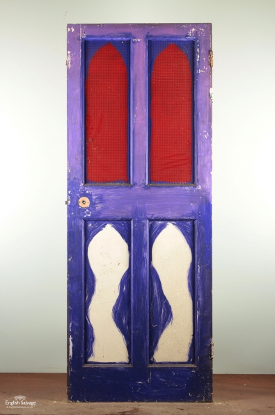 (Set15) 2 Panel Pine Glazed Door