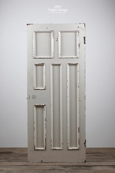 (SetD1) Old Multi Panel Pine Door