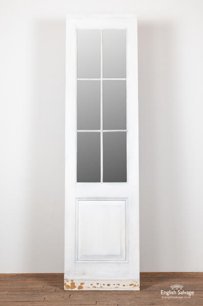 (SetE5) Salvaged mirrored glazed panel / door
