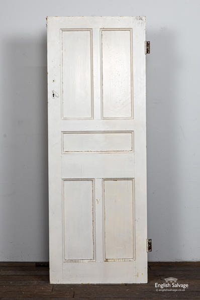 (SetJ1) Cupboard 5 panel pine salvaged door