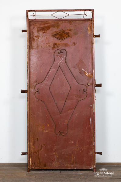 (SetJ2) Reclaimed metal door from Morocco