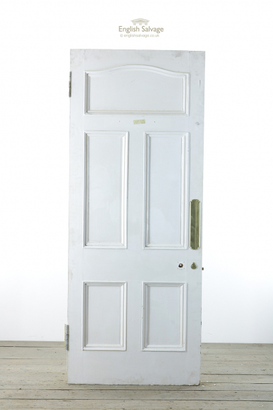 (Set93) Salvaged Pine 5 Panel Interior Door