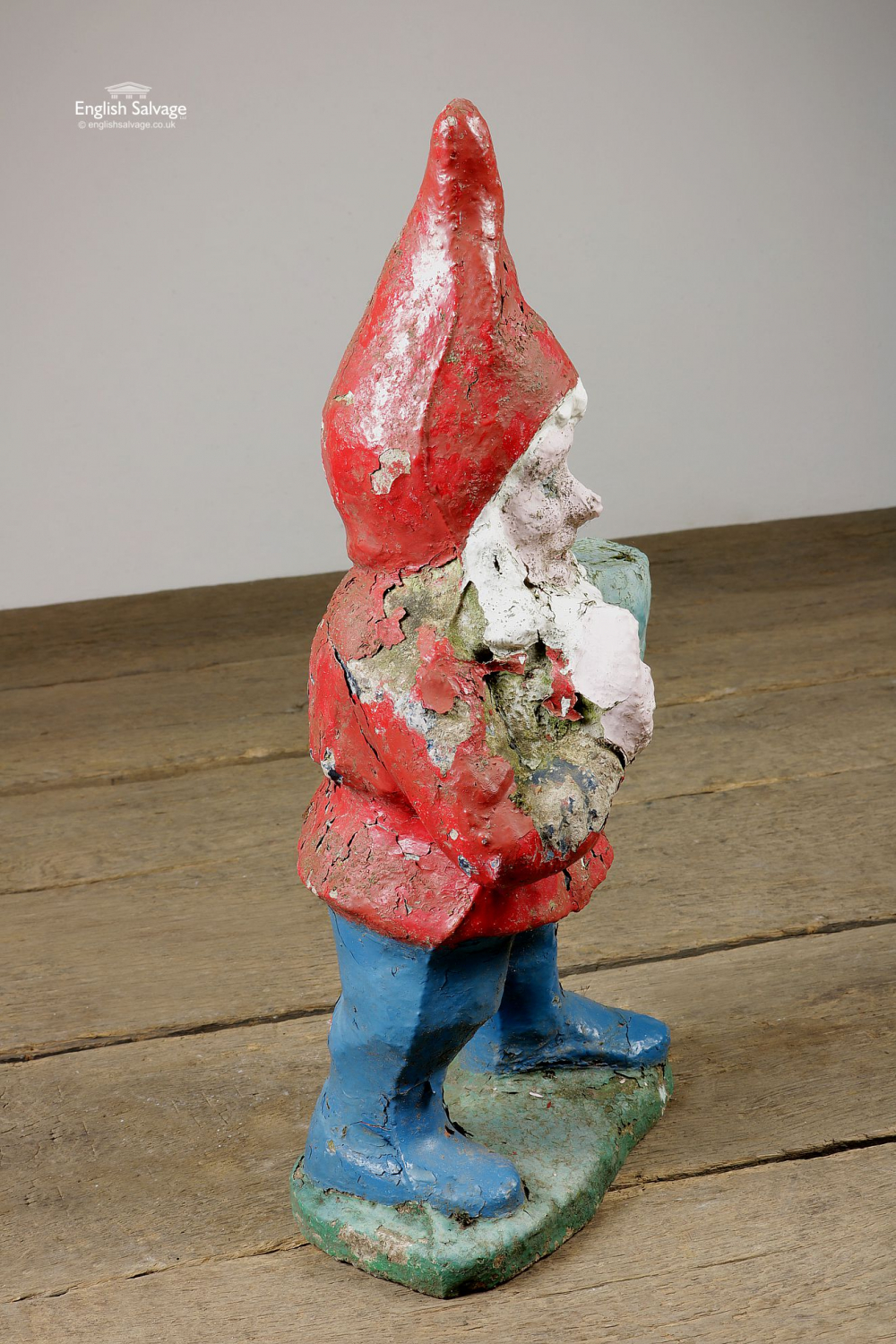 Salvaged Painted Garden Gnome