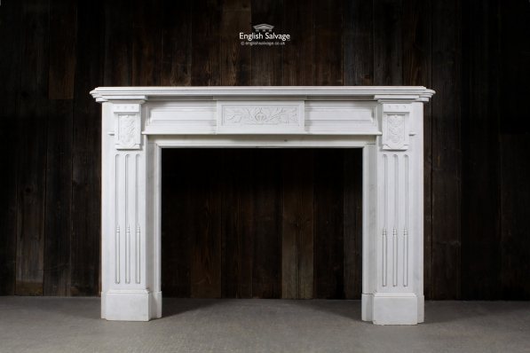 Statuary Marble Antique French Fire Surround