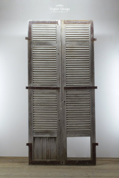 Salvaged Tall Double Shutters