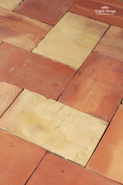 Reclaimed Buff Orange Terracotta Floor Tiles
