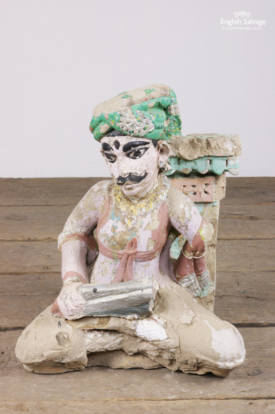 Reclaimed Vintage Indian Man Statue