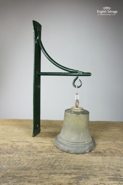 Vintage 1952 ER Brass Bell & Bracket