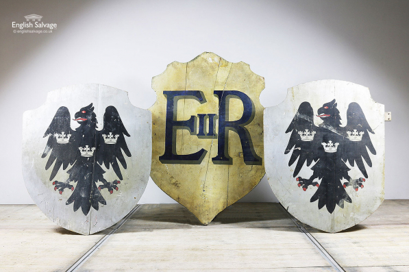 Reclaimed Regal Wooden Shields / Crests 
