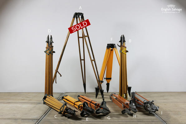 Selection of Reclaimed Tripods