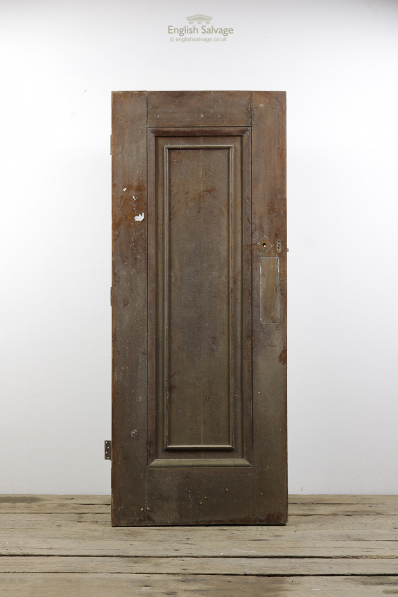 Single Beaded Panel Oak Door