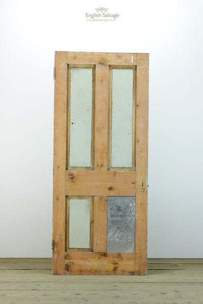 Old Plain Pine Four Panel Door