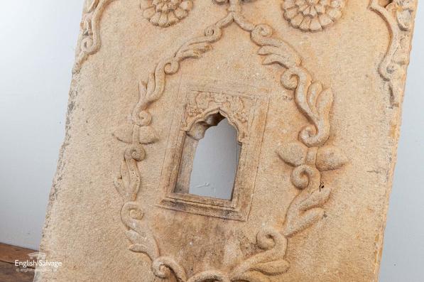 Antique handcarved Jaisalmer sandstone panel