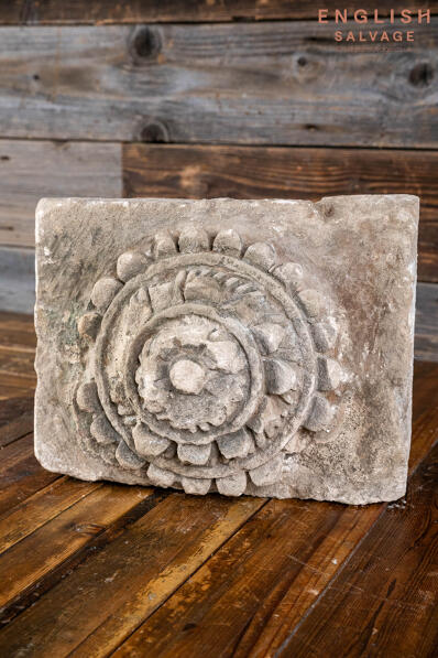 Antique Indian carved stone boss