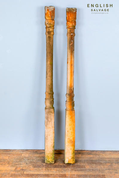 Antique Indian stone pillars
