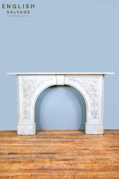 Arched antique Victorian fire surround