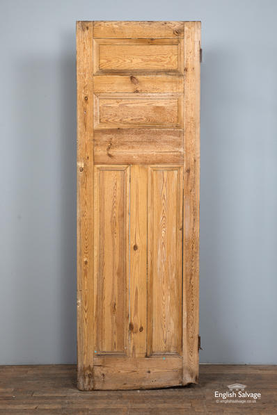 Attractive four panel salvaged pine door