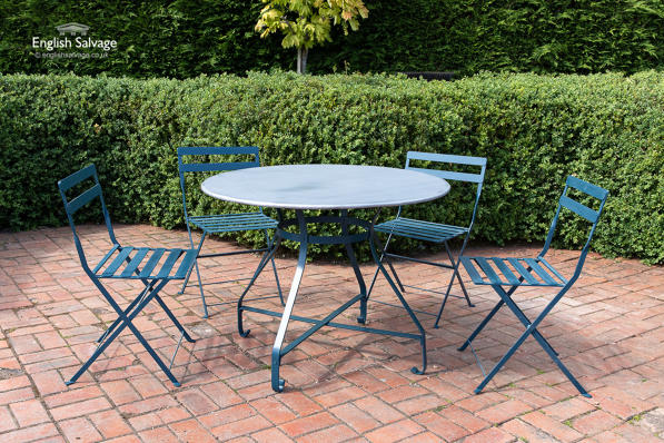 Bistro flat bar garden table & 4 chairs