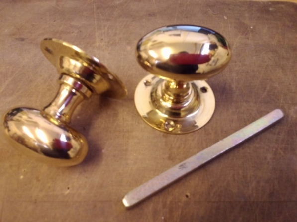 Brass Oval Door Knobs