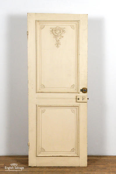 C19th French style door with mouldings