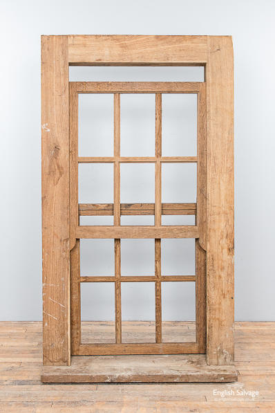 Chunky hardwood sash window frame