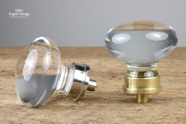 Clear Glass Cupboard and Drawer Knobs