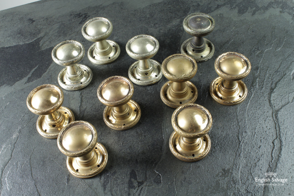 Decorative Brass and Chrome Door Knobs 