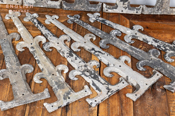 Decorative reclaimed hinge fronts