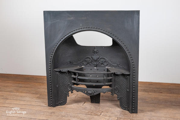 Early 19th century arched fire insert