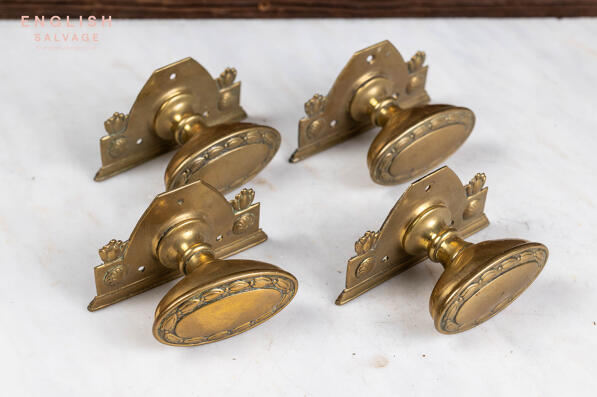 Exceptional quality antique door knobs