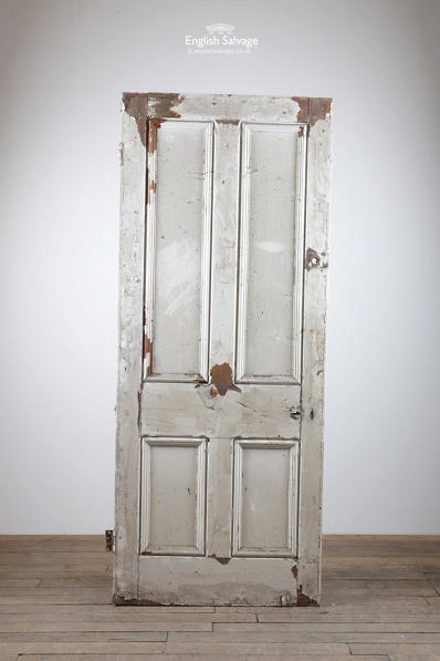 Four panel pine beaded reclaimed door