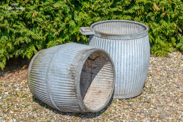 Galvanised dolly tubs