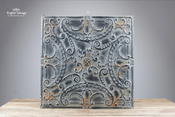 Hammered tin decorative ceiling panel