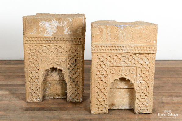 Hand carved Indian jaisalmer stone niches