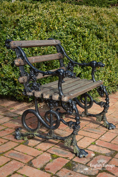 Heavy Coalbrookdale pattern garden chair