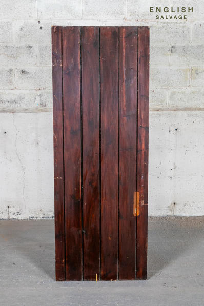 Interior vertical plank door