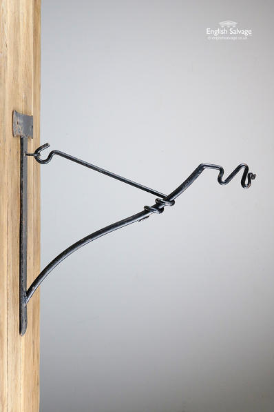Large handmade wrought iron wall bracket
