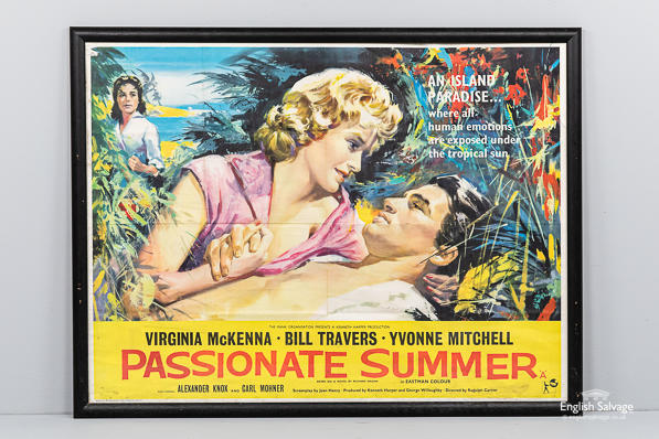 Large mid-century film poster