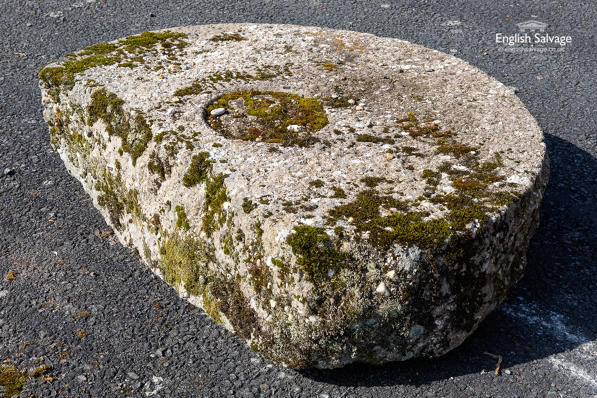 Large misshaped cider mill stone