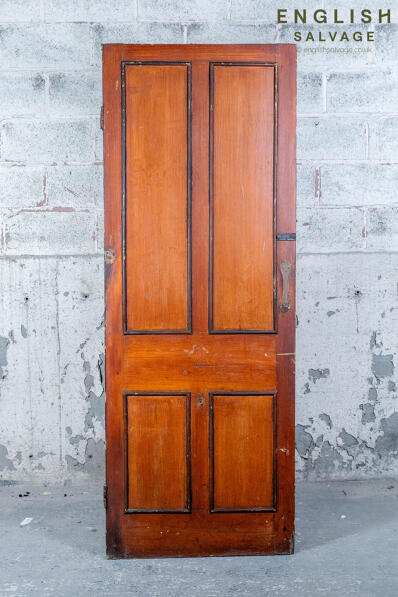 Large reclaimed four panel door
