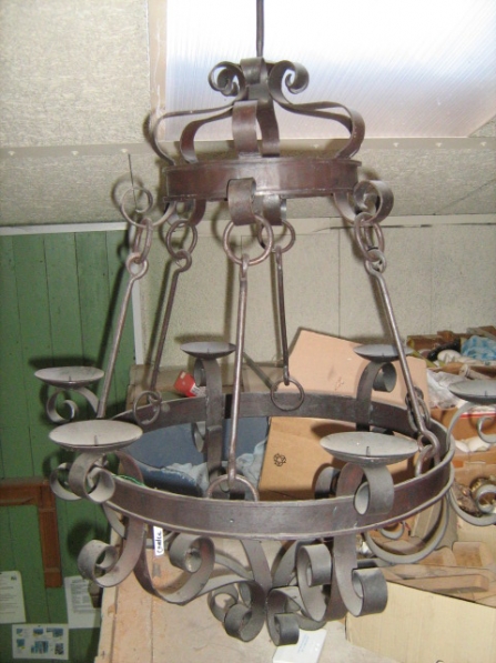Large Wrought Iron Candelabra
