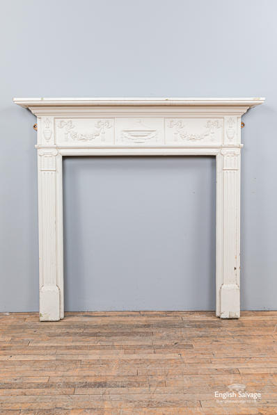 Late Victorian cast iron fire surround