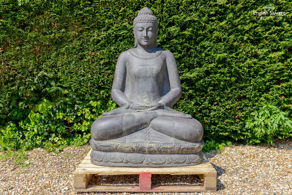 Massive composition stone Buddha statue