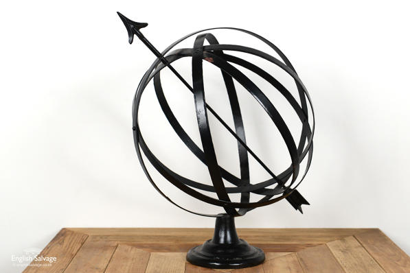Medium metal strapwork armillary top