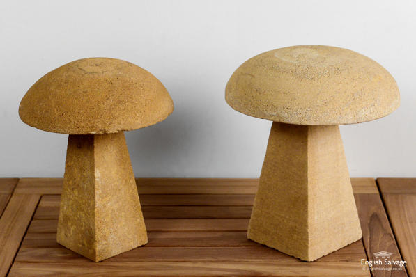 Miniature stone mushroom garden ornaments