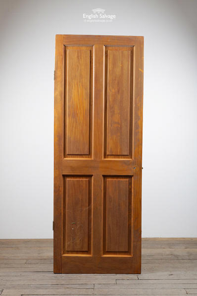 Modern clear pine four panel door