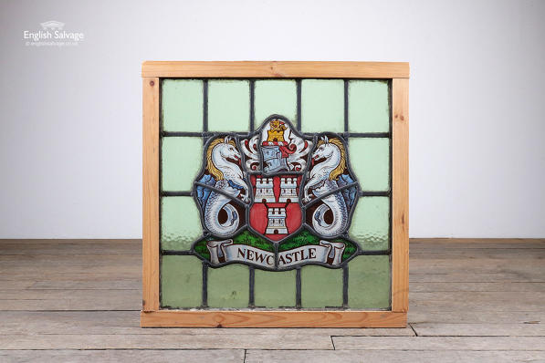 Newcastle leaded and stained glass panel