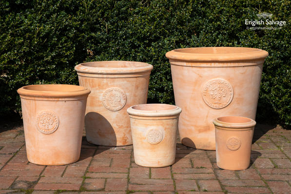 Newly made terracotta pots