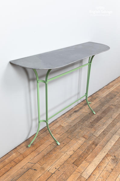 Newly made wall mounted metal console table